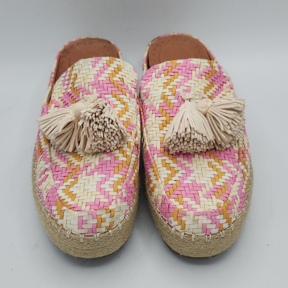 Gentle Souls by Kenneth Cole Women's Rory Espadrille Slides Slip on Size 9